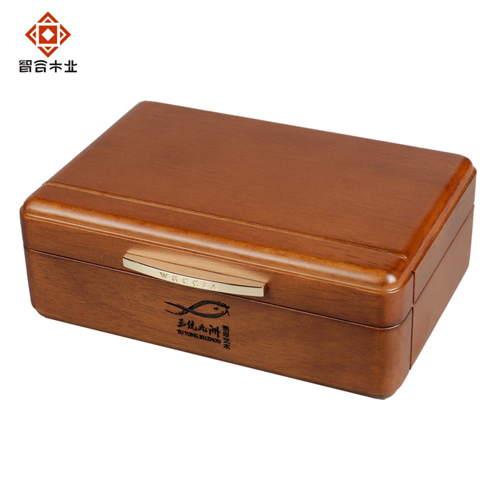 橡胶木实木玉石挂件木盒