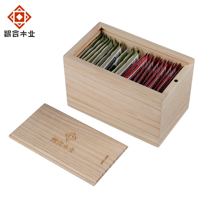 松木茶叶盒