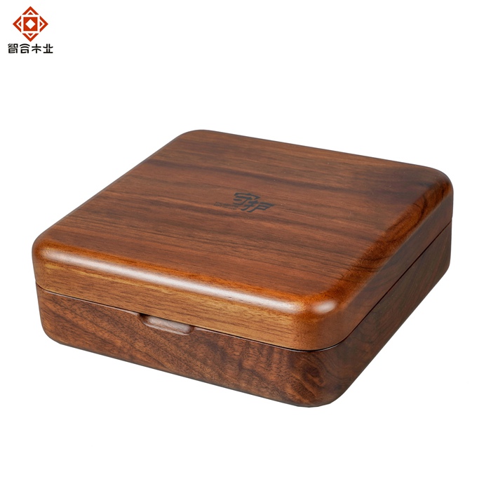 胡桃木实木纪念币木盒