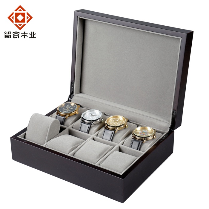 8支装木制手表盒