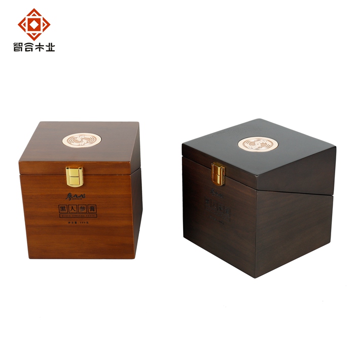 黑人参膏保健品包装木盒