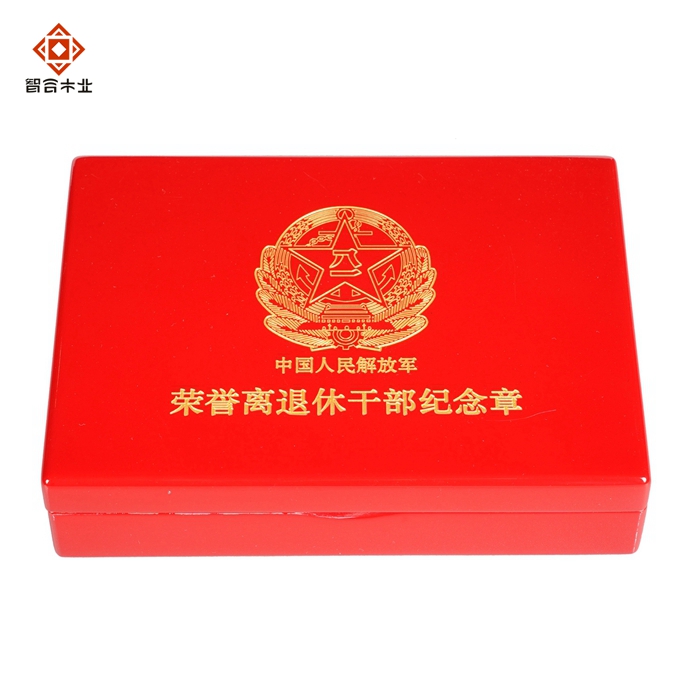 高光徽章包装木盒