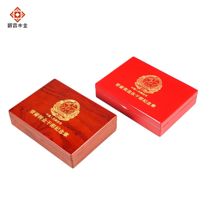 高光徽章包装木盒