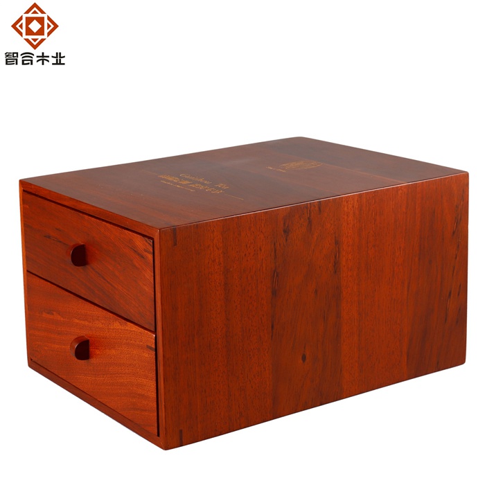 双层茶叶储存木盒
