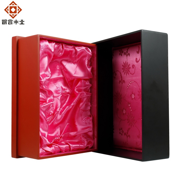 手工立体彩绘保健品包装木盒